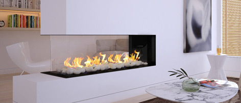 Flare Room Definer Fireplaces