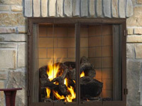 Castlewood Outdoor Fireplace