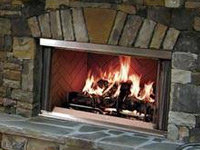 Montana Outdoor Fireplace