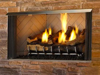 Villa Outdoor Fireplace