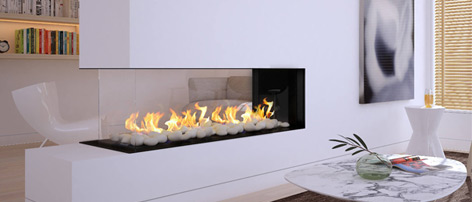 Flare Room Definer Fireplaces