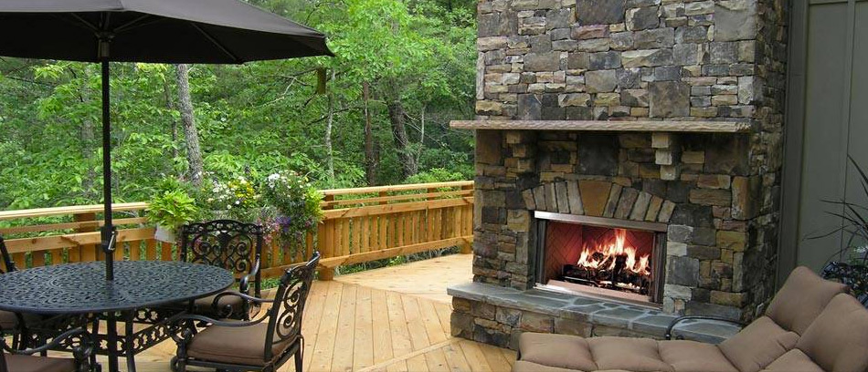 Montana Outdoor Fireplaces