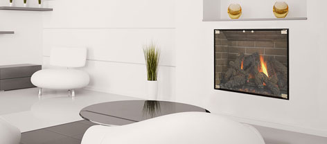 Stoll Elite Thinline Glass Fireplace Door