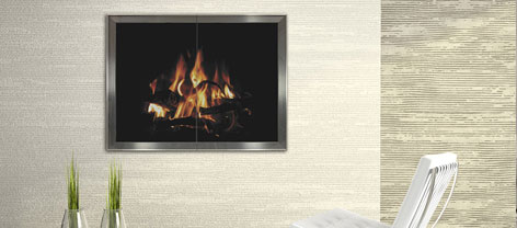 Stoll Nolita Glass Fireplace Door